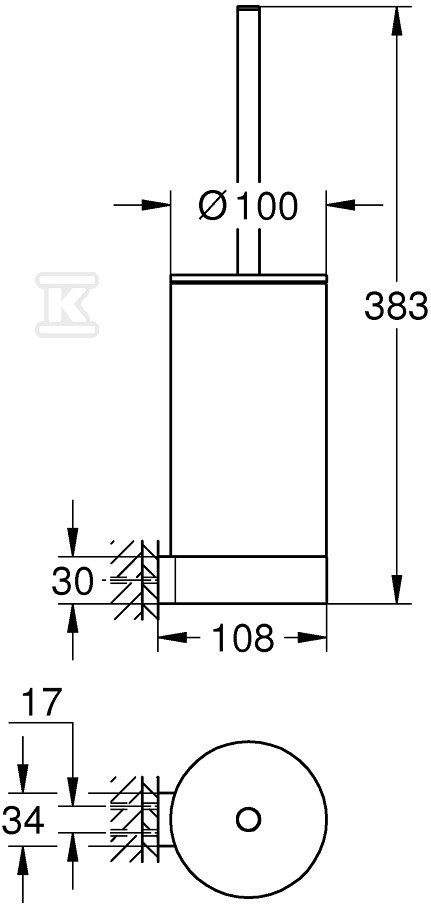 Selection - szczotka toaletowa - 41215KF0